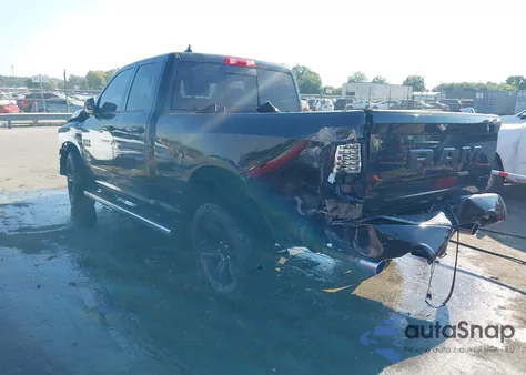 2017 Ram 1500 Night 4X4 6'4 Box z USA, uszkodzony, nr VIN 1C6RR7HT3HS705791